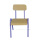 Kindergarden plywood chair with metal leg